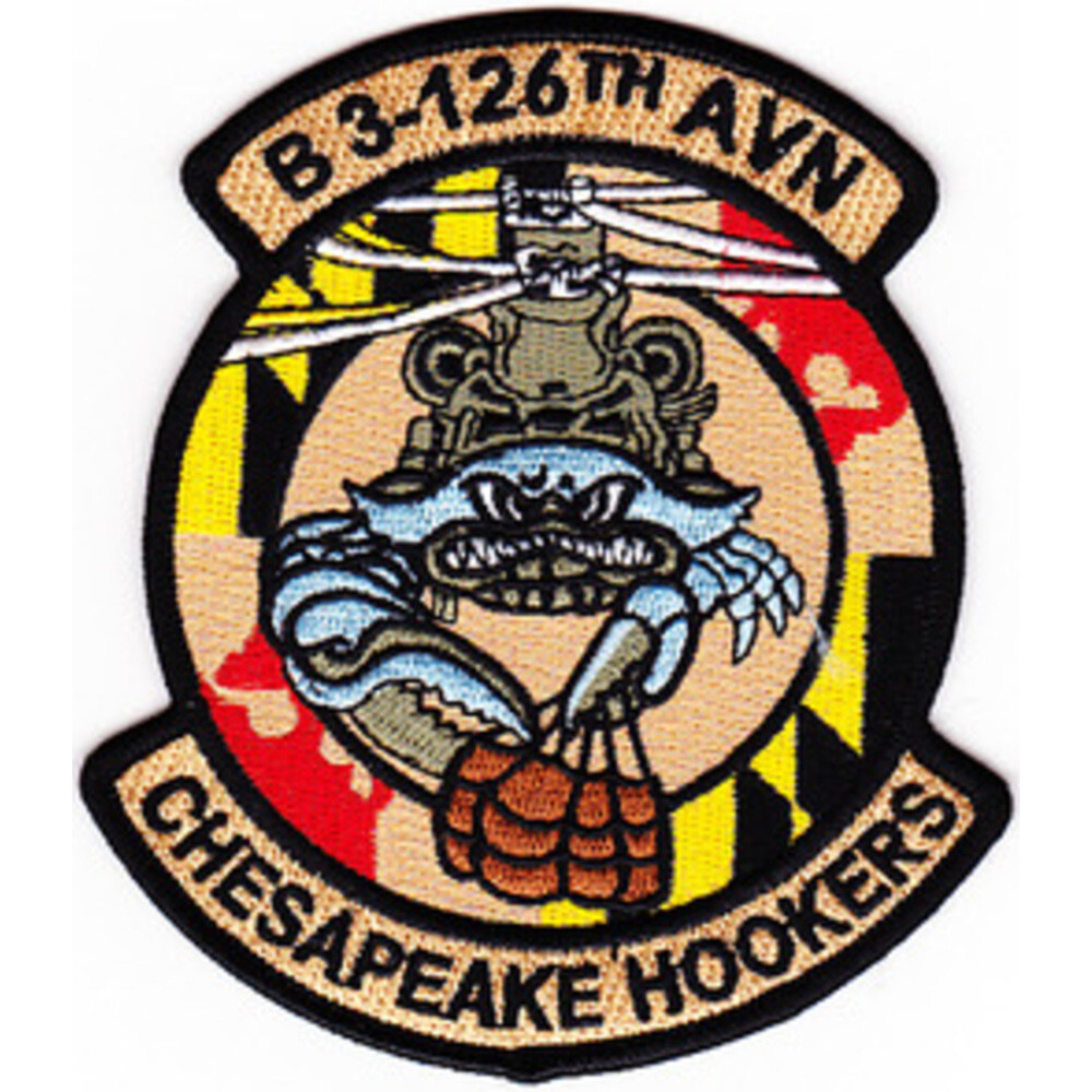 3rd Squadron 126th Aviation Regiment B Company Patch - B Version