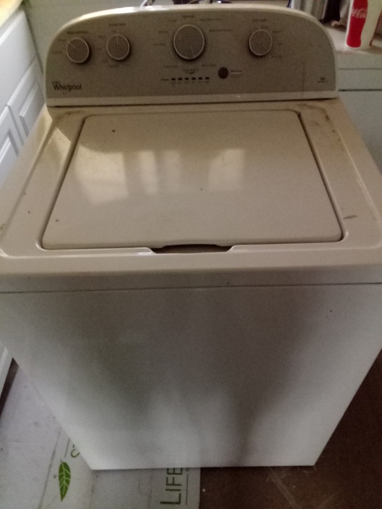 Whirlpool Top-Loading Washing Machine White Electric Quick Wash
