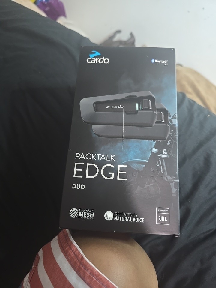 CARDO PACKTALK EDGE DUO- New!! ""OPEN BOX""