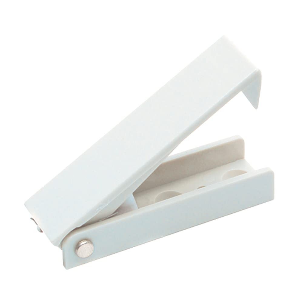 Squared Baggage Door Catch White Compartment Hardware Replacement 2 PCS