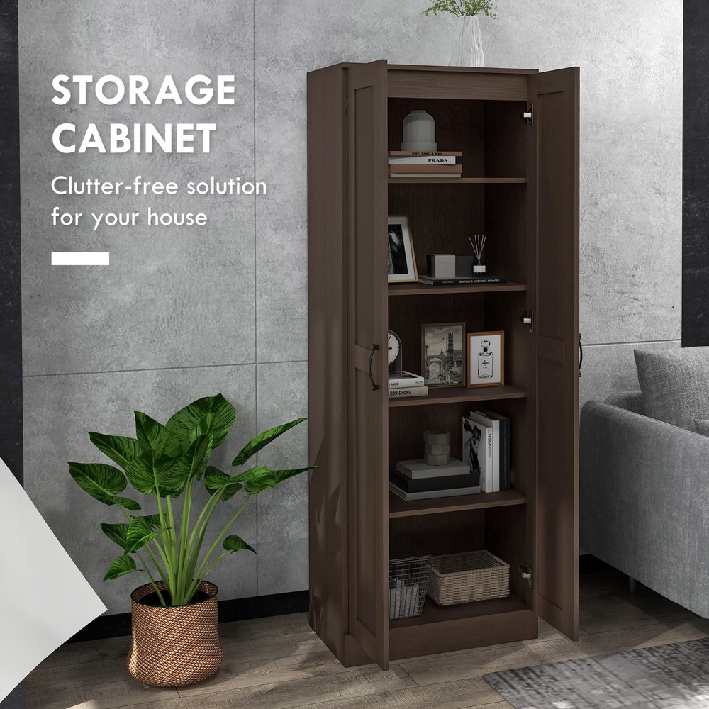 Storage Cabinet, Adjustable Shelves, Pantry, Coffee