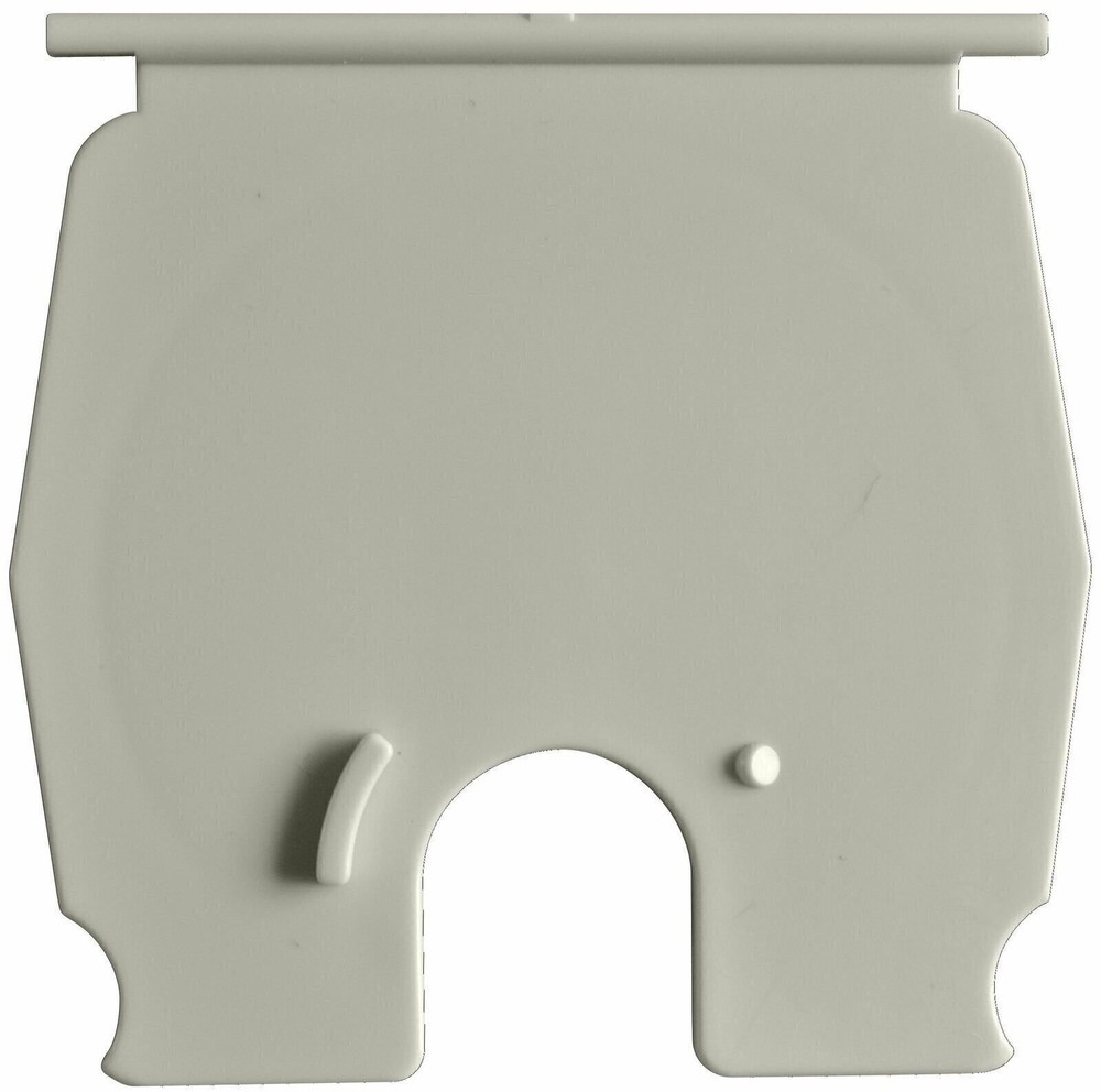 RV Designer Colonial White Collection B142 Basic Cable Hatch Flat Sided