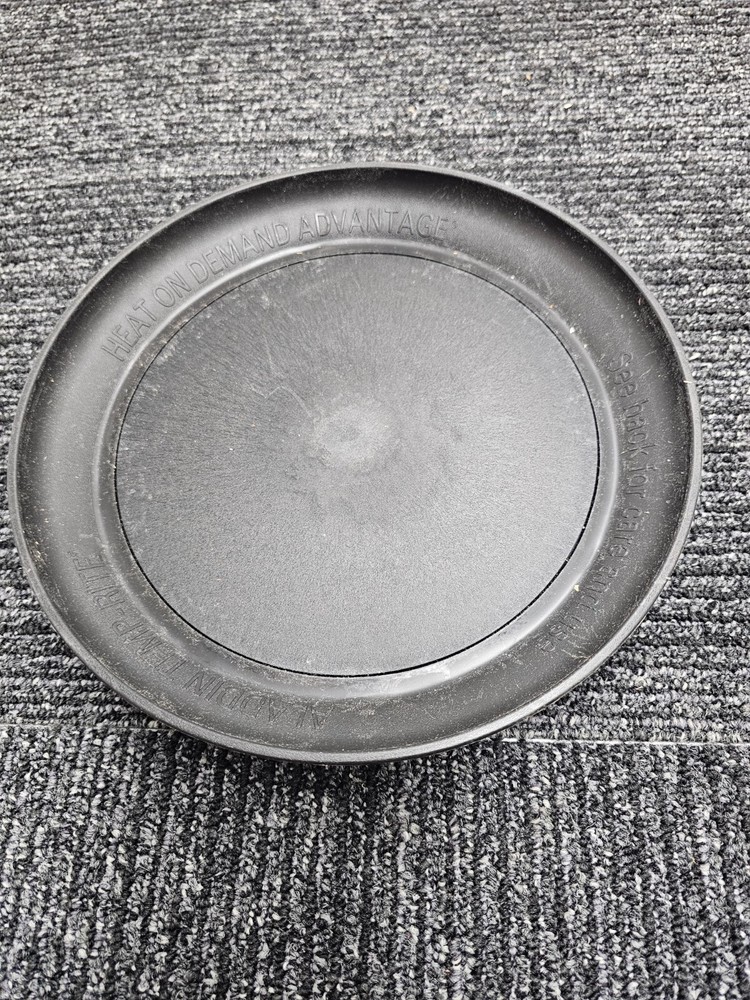 Aladdin Temp-Rite Induction Base Plate Heat On Demand Replacement Black 9.5"