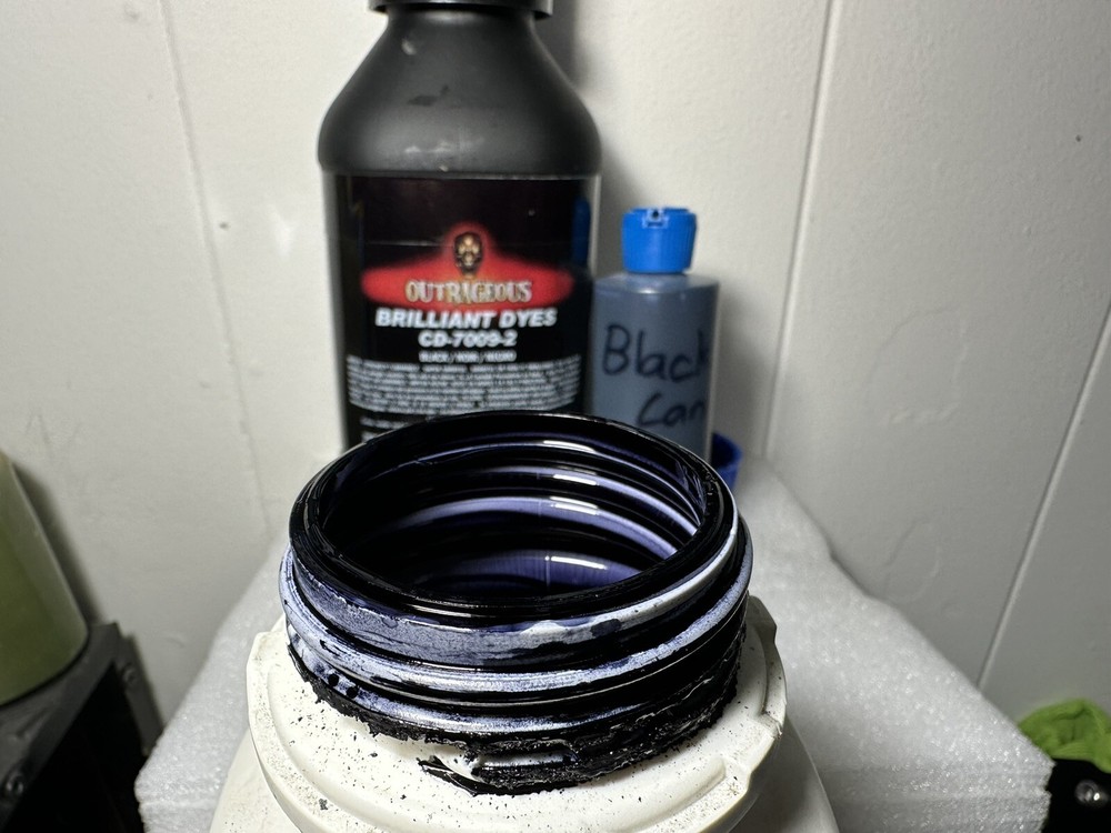 4 OZ BLACK CANDY Paint CONCENTRATE , OUTRAGEOUS , basecoat , makes 32oz