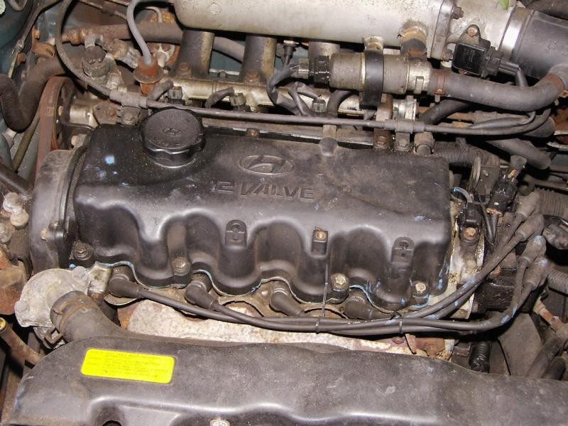 97 HYUNDAI ACCENT ENGINE ECM ELECTRONIC CONTROL MODULE