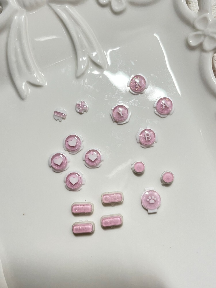 Cute custom switch replacement buttons set