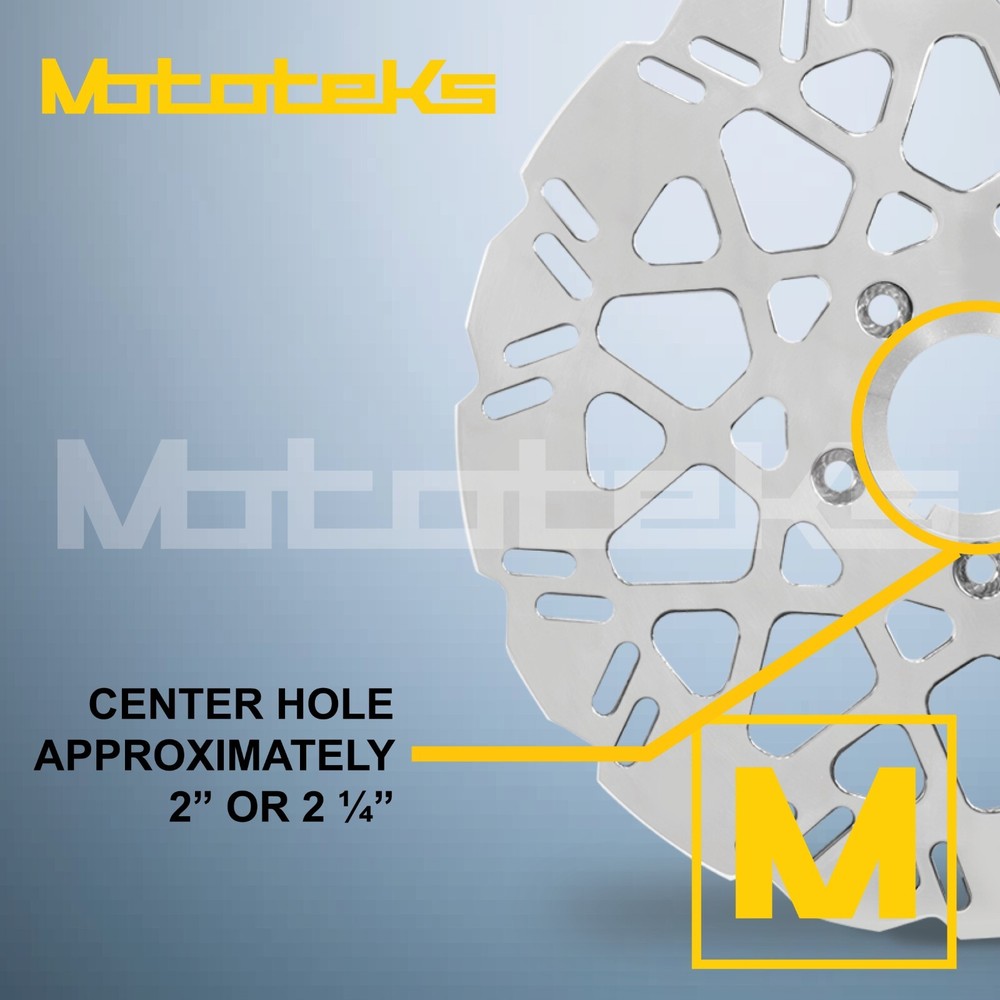 11.5" MESH ROTOR FRONT STAINLESS FOR HARLEY DAVIDSON MODELS (M2)