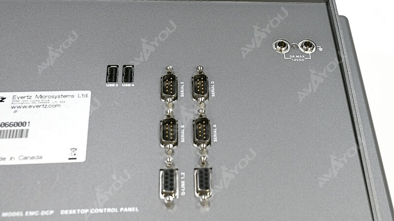 Evertz EMC-DCP Master Control Switching & Channel Branding Desktop Control Panel