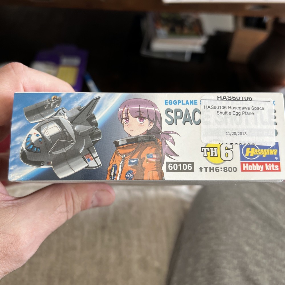 Hasegawa Eggplane Space Shuttle model kit