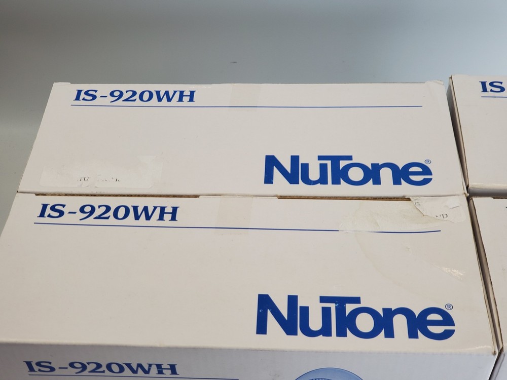 4 NuTone IS-920WH Two-way Coaxial Ceiling Speakers, New In Box