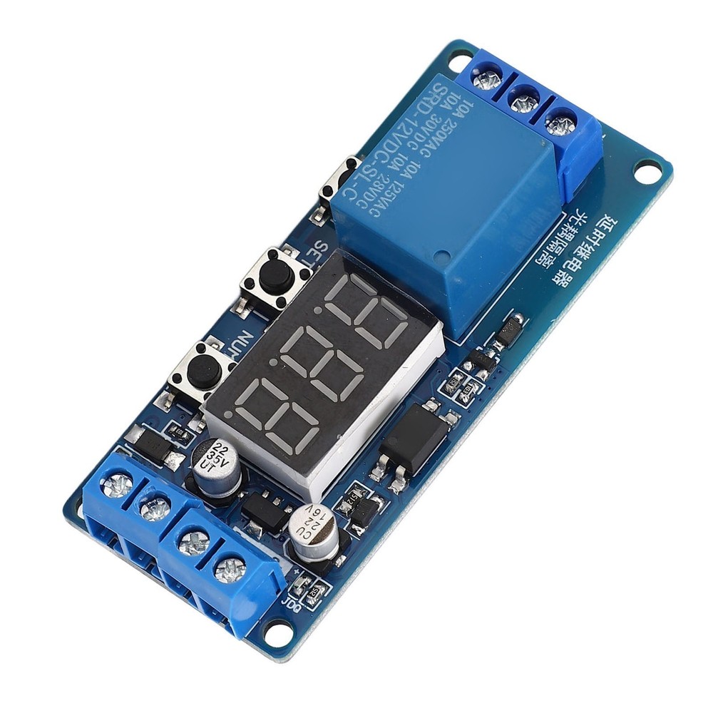 Time Delay Relay Module 12VDC Switching Controller Board Electrical Timer