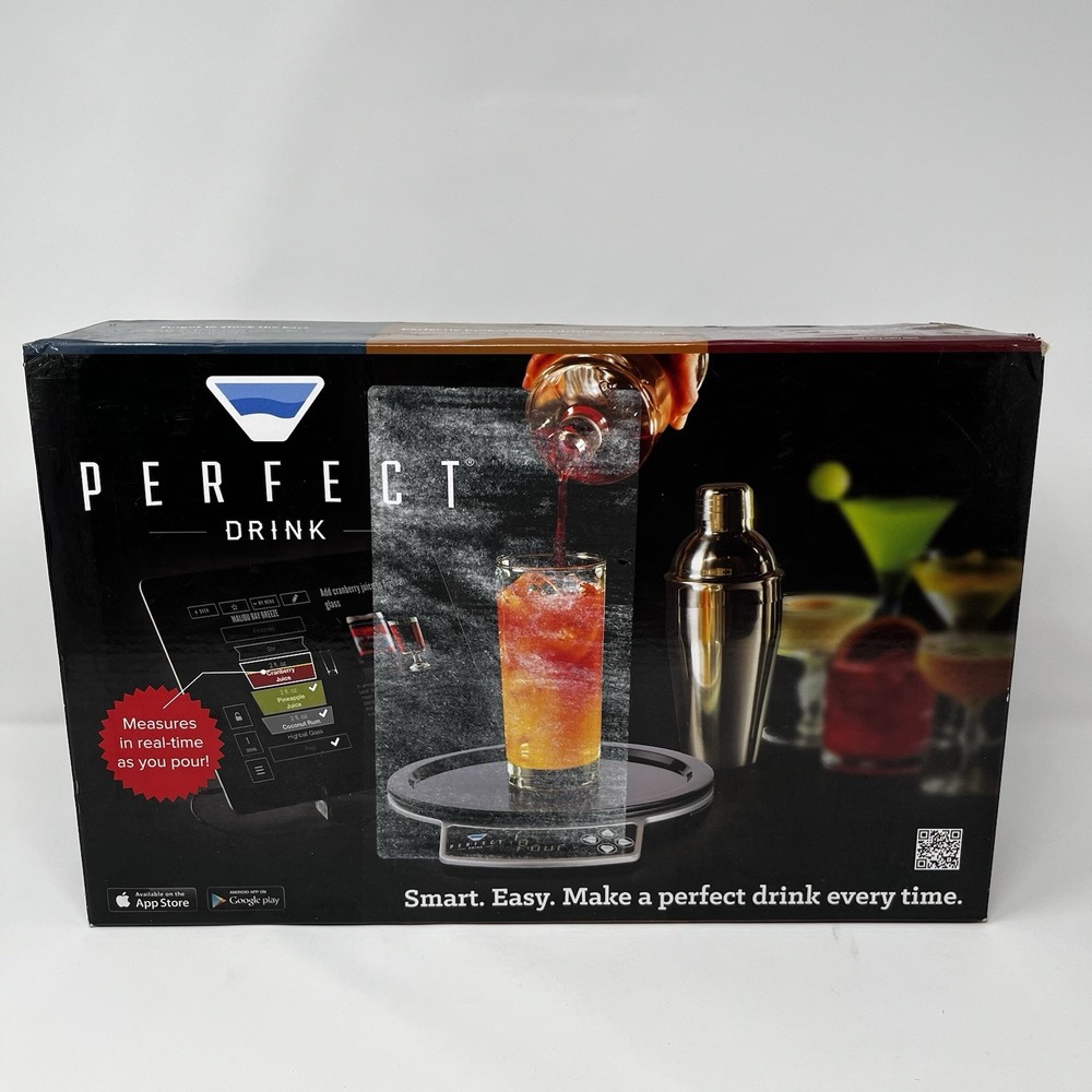 Perfect Drink Smart Scale - Apple/Android Compatible Bartender Scale - Open box