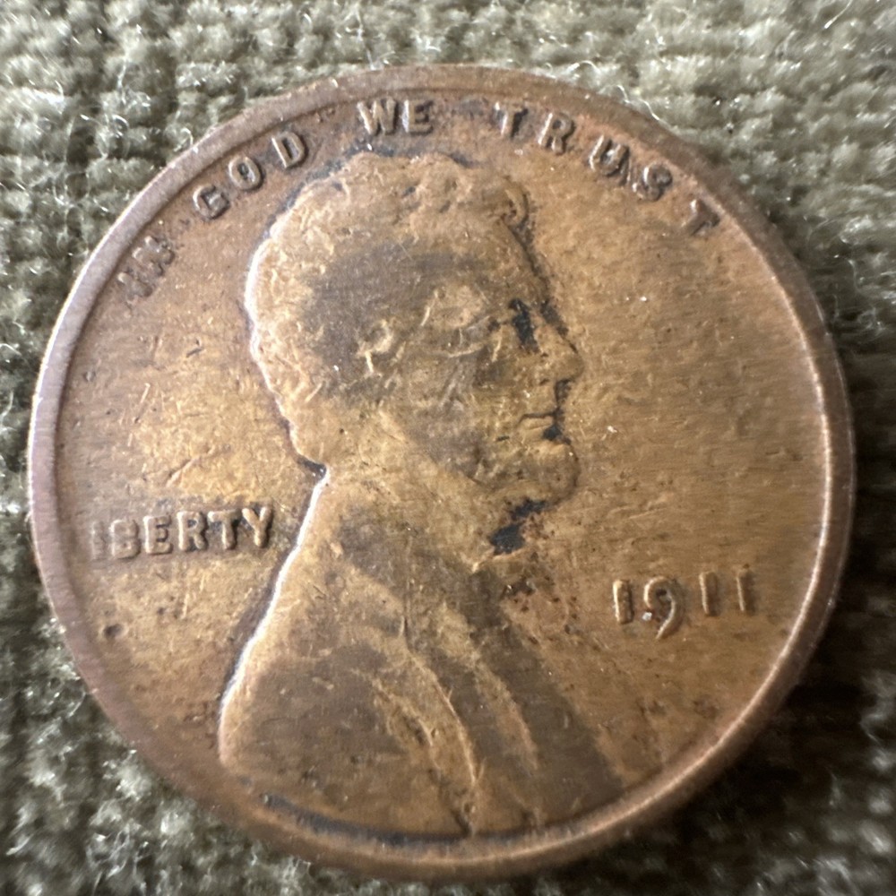 1911- D/D Lincoln Cent