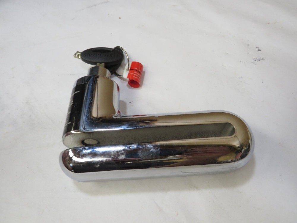 Chrome Disc Brake Rotor Caliper Kryptonite Bike Lock