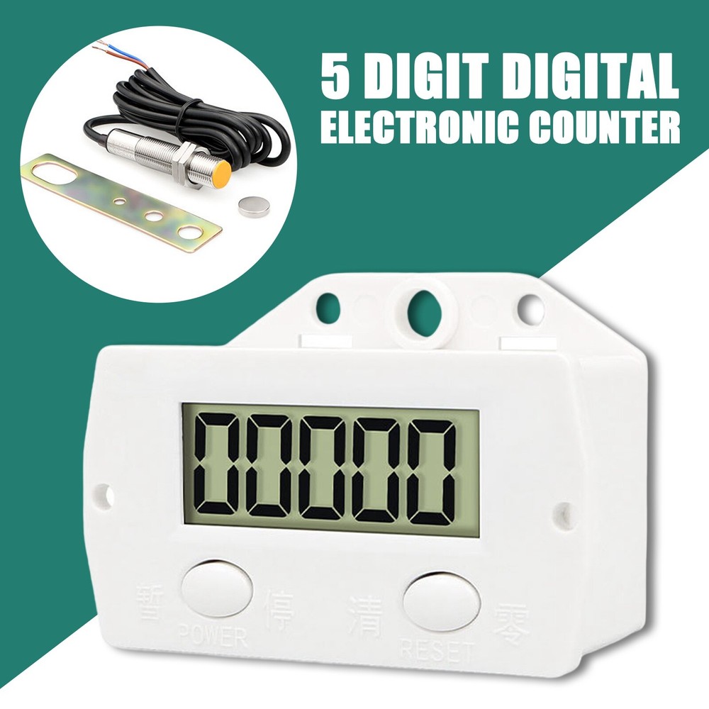 5 Digit Digital Electronic Counter Puncher Magnetic Inductive Proximity Switch