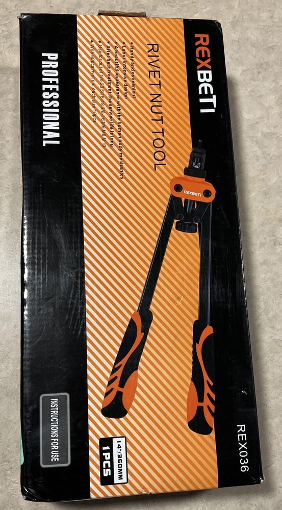 Rivet Gun Kit Rivnut Thread Setting Tool Nut Setter NutSert Metric SAE Riveting