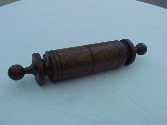 Antique Walnut Unusual Drawer Pull Handle   Organ Handle