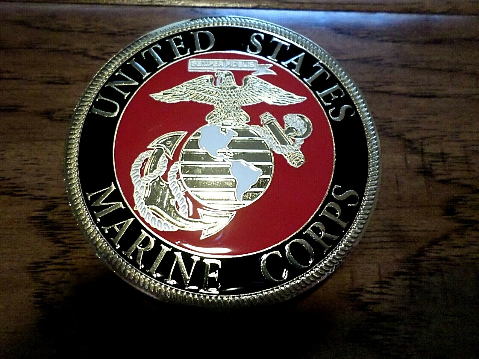 U.S MARINE CORPS EGA USMC AUTOMOBILE GRILL MEDALLION AUTO HOME EMBLEM BADGE