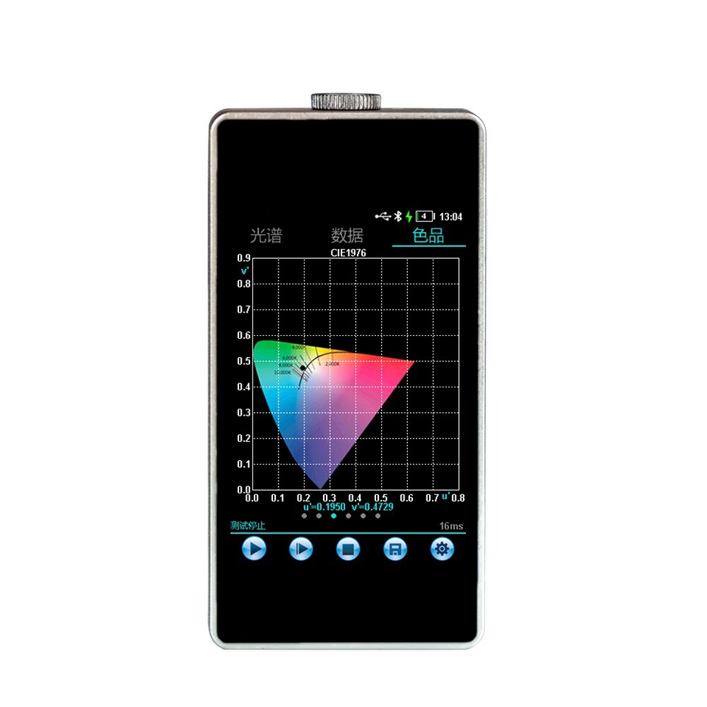 Spectrometer Spectral Illuminometer with X,Y Repeatability ±0.0005 Touch Screen