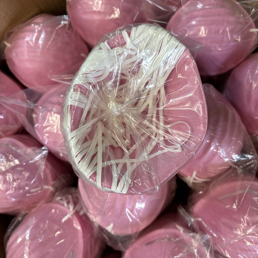 100 Dental Molded Cone Masks, Dust Mask, Pink, 25¢ Each
