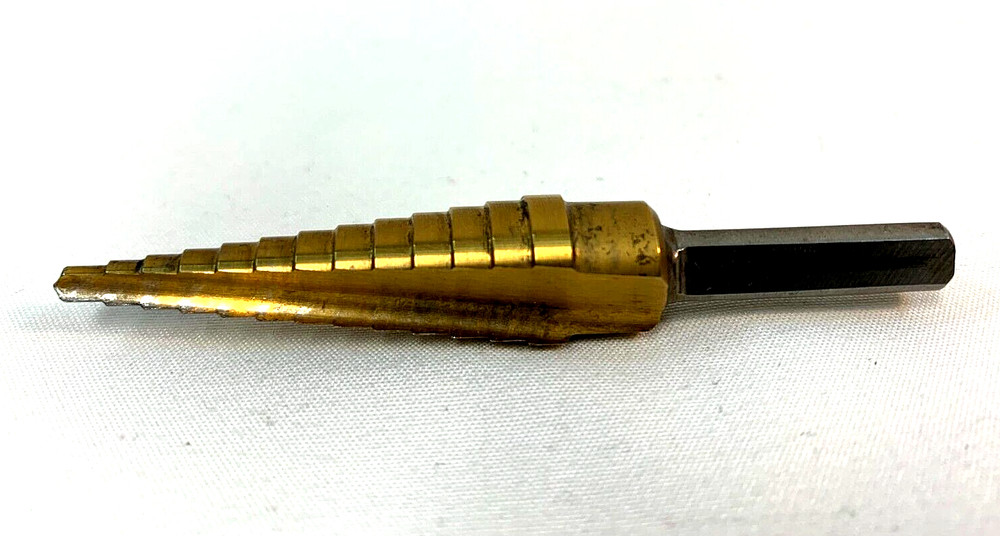 IDEAL 35-511 Step Drill 1/8" - 1/2" ~ Titanium Coating