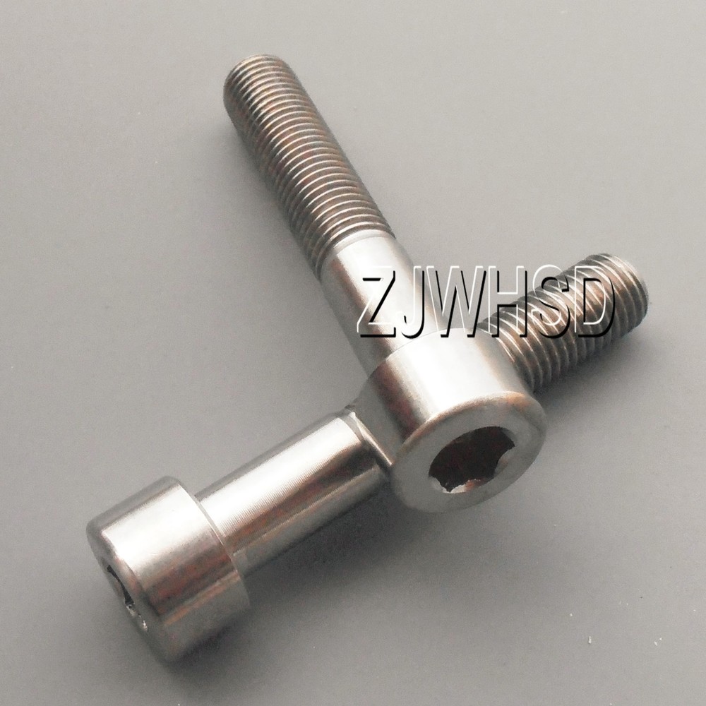 2pcs M8 x1x 45 Titanium Ti Screw Bolt Allen hex Socket Cap head /Aerospace Grade