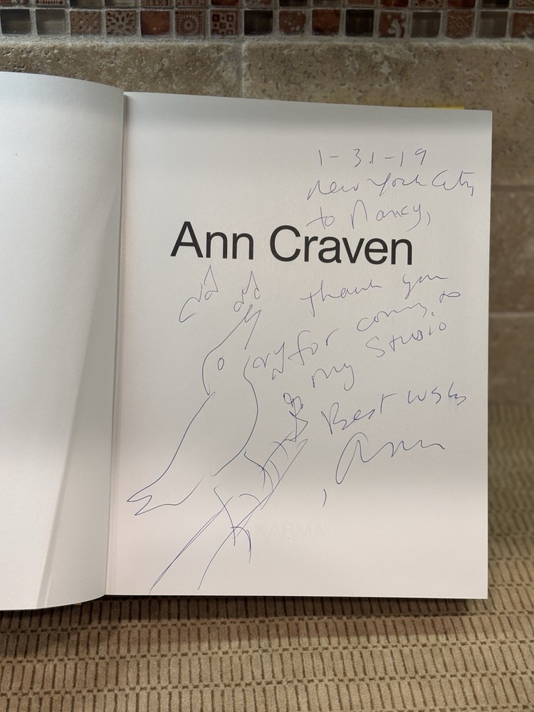 Ann Craven Signed Book 2018