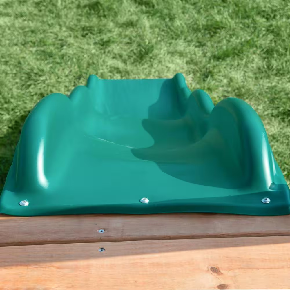 Forest Green Cool Wave Slide