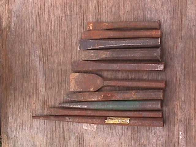 PUNCH COLD CHISEL LOT