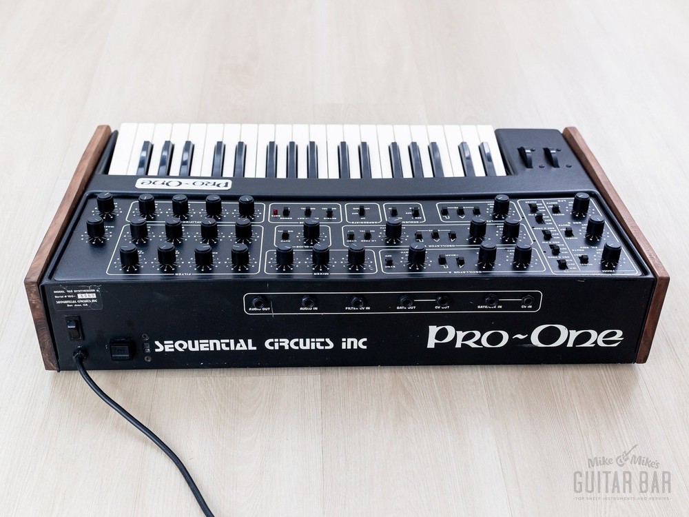 1982 Sequential Circuits Pro-One Model 100 Vintage Monophonic Analog Synthesizer