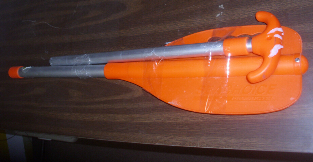 Seachoice Emergency Multi-Purpose Telescoping Boat Hook and Paddle Orange 26”