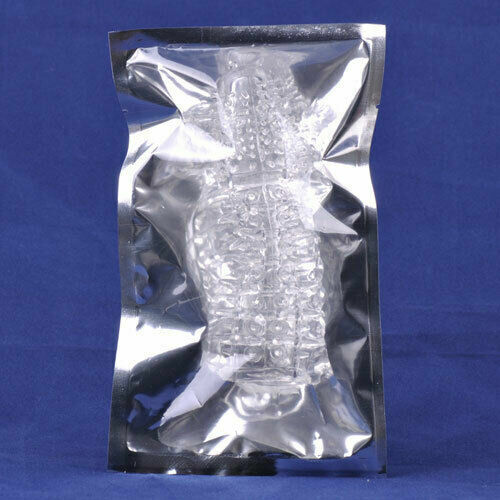 Realistic Multi Textured Dots Penis Sleeve, Reusable Condom, Increase 20% Girth