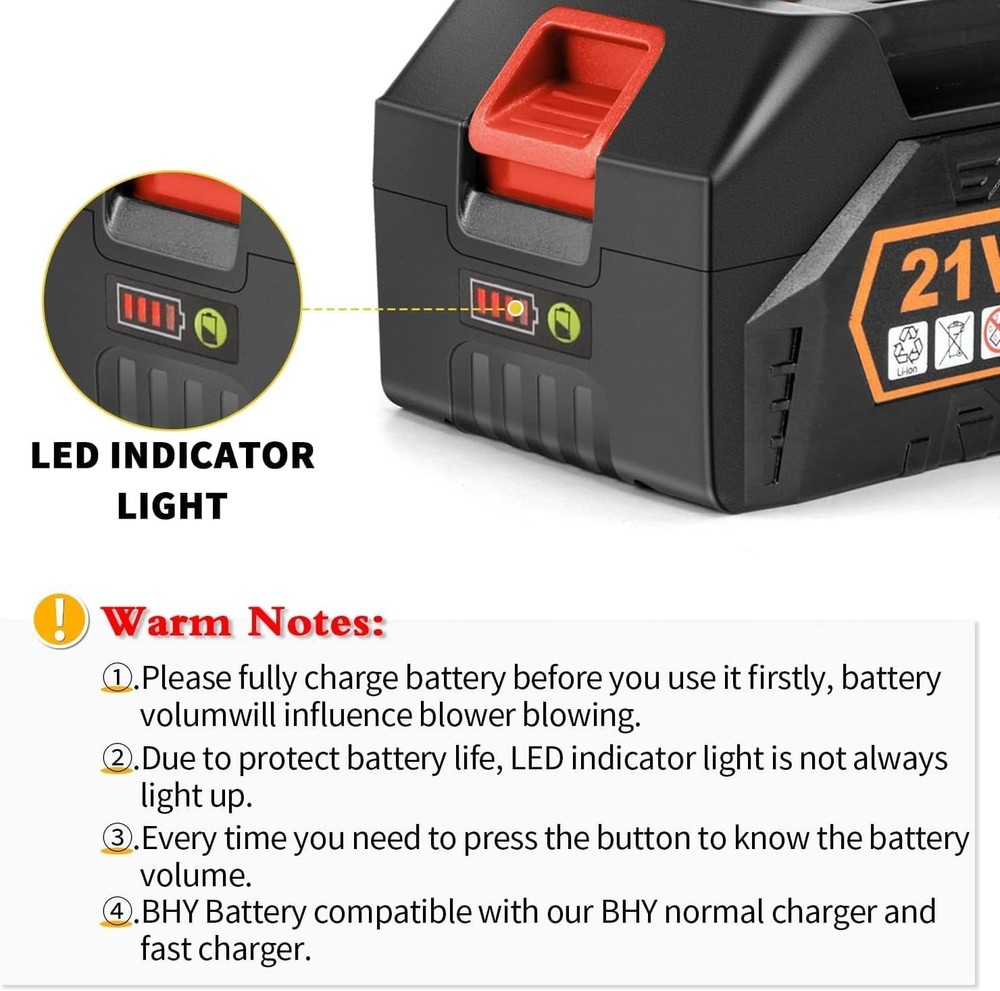 21V Max 4.0Ah Lithium-Ion Batteries