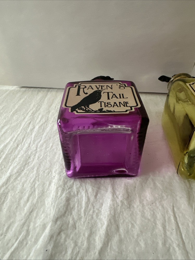 Three (3) Halloween Potion Bottles Decor
