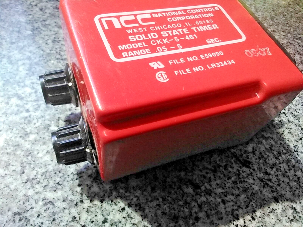 AMETEK NCC CKK-5-461 Solid State Timer 05-5sec