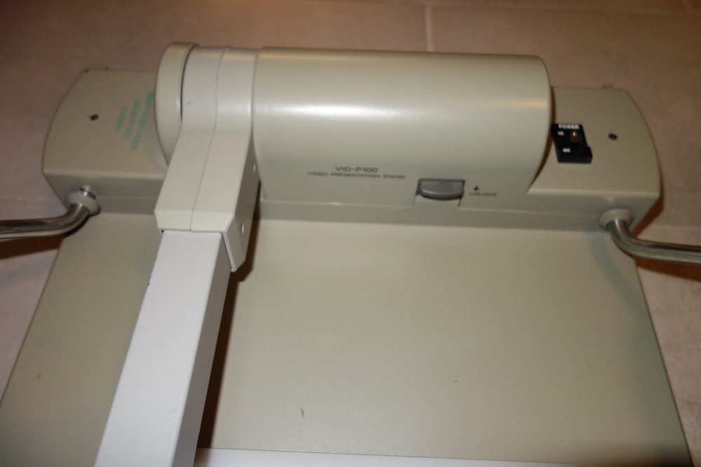 SONY VID-P100 VISUAL PRESENTER STAND DOCUMENT CAMERA TESTED AND WORKING