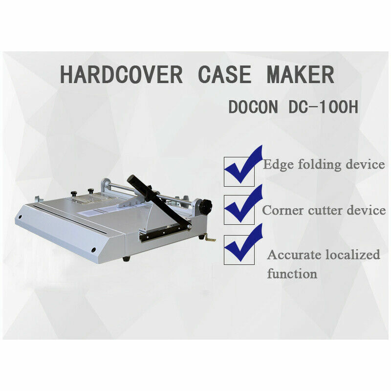 Pro A3 Hard Cover Case Maker Desktop Hardback Hardbound Making Machine 110V