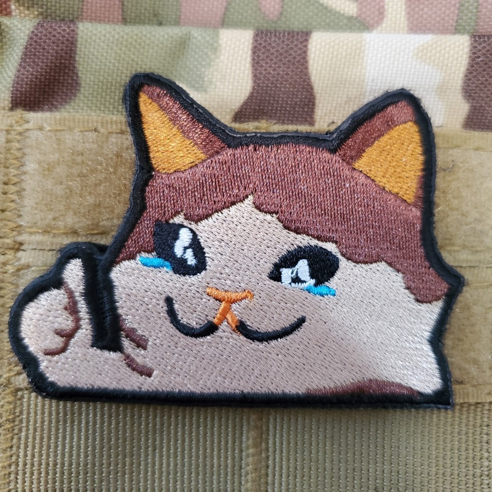 FUNNY CAT Tactical Morale Patch Hook and Loop