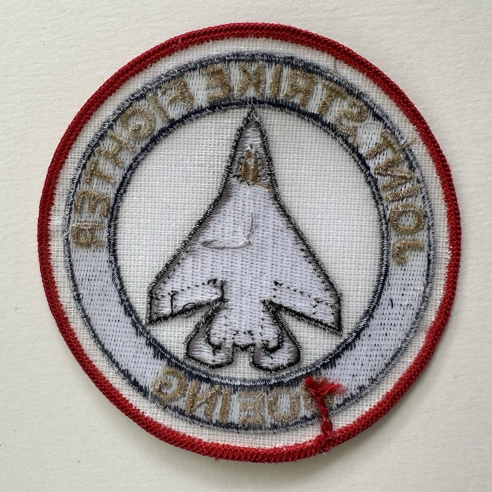 F-35 JSF Embroidered Patch Boeing Joint Strike Fighter Powered 4”