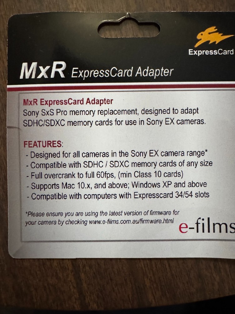E-Films MXR Expresscard Adapter