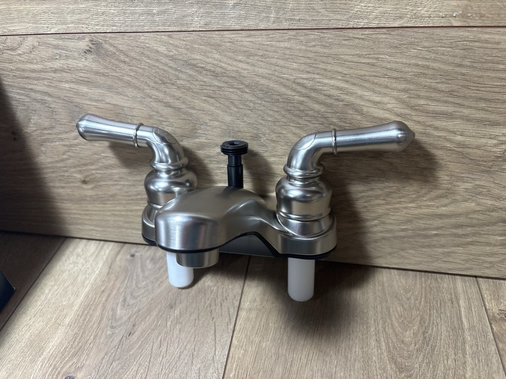 Dura Faucet DF-PL720C-SN RV Lavatory Faucet Brushed Nickel w/ Diverter