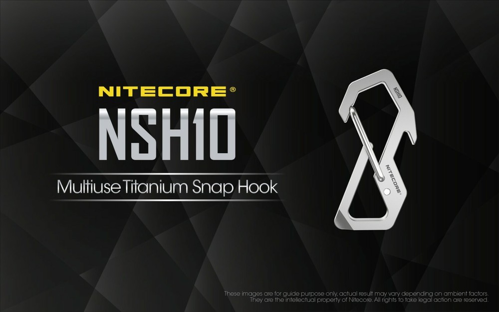 NITECORE NSH10 Titanium EDC Multi-Tool Carabiner