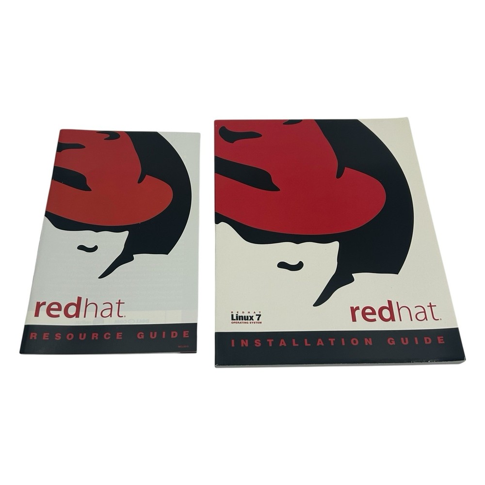 Red Hat Linux 7 Operating System (CD-ROM, 2000) Big Box CIB Complete Software