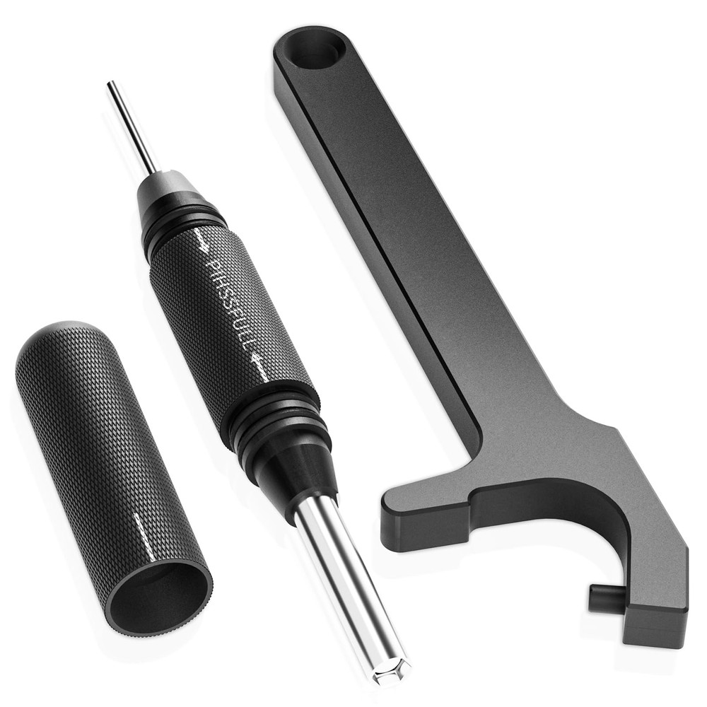 2-in-1 Tool Kit for Glock with Front Sight Remove, Magazine Silver