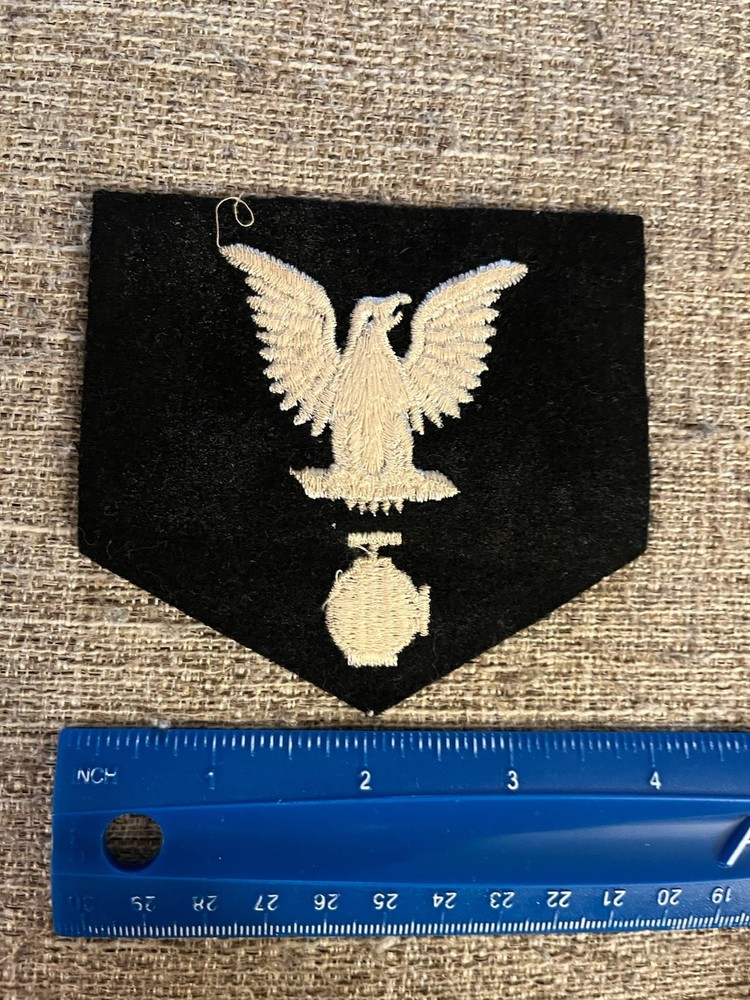 US Navy Utilitiesman Enlisted Rate Rating Patch Black