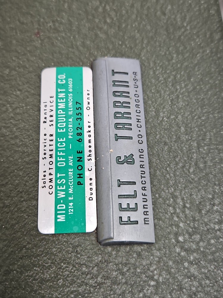 Vintage Comptometer Felt & Tarrant Needs Restoration