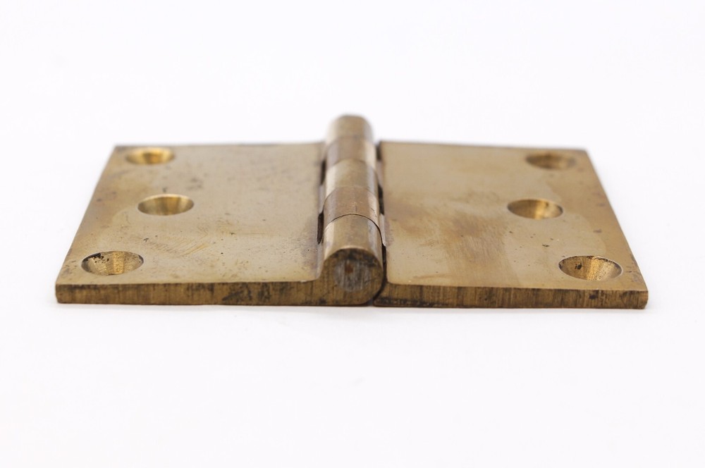 Vintage 4 x 3 Polished Brass Corbin Butt Door Hinge