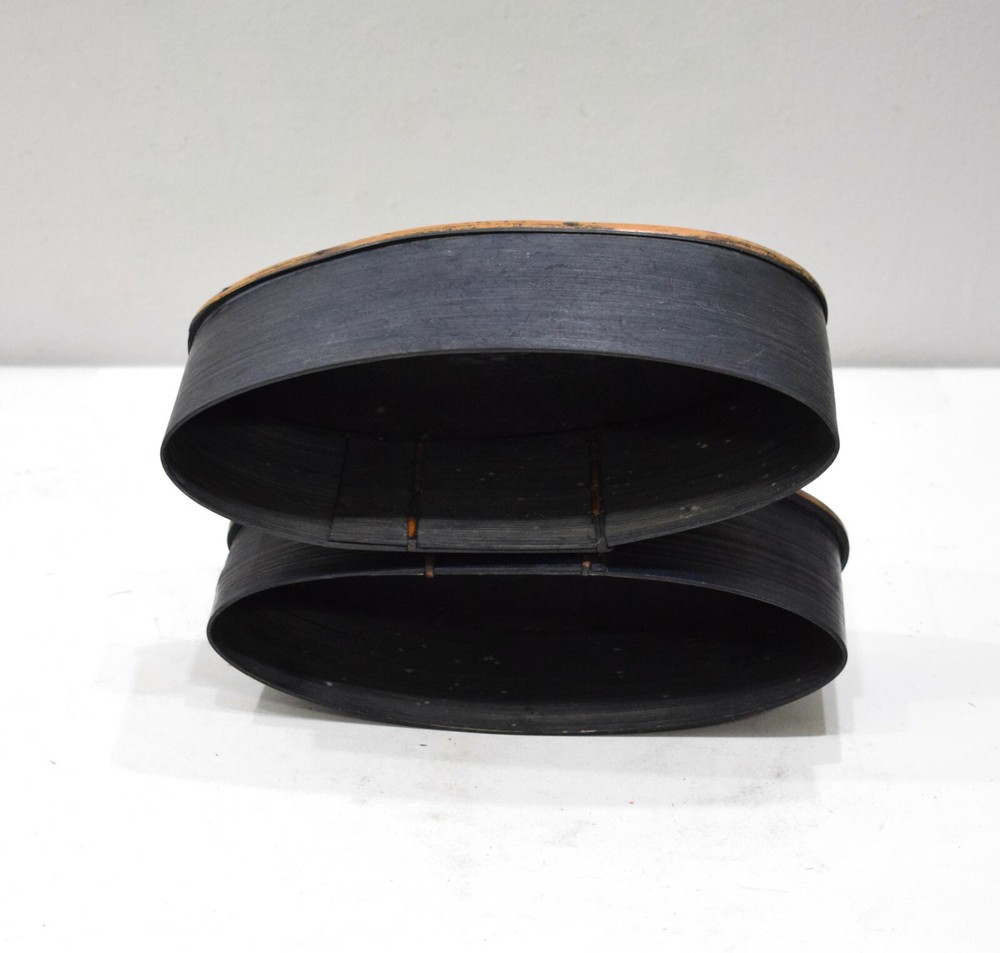 Boxes Assorted Indonesian Bamboo Oval Boxes