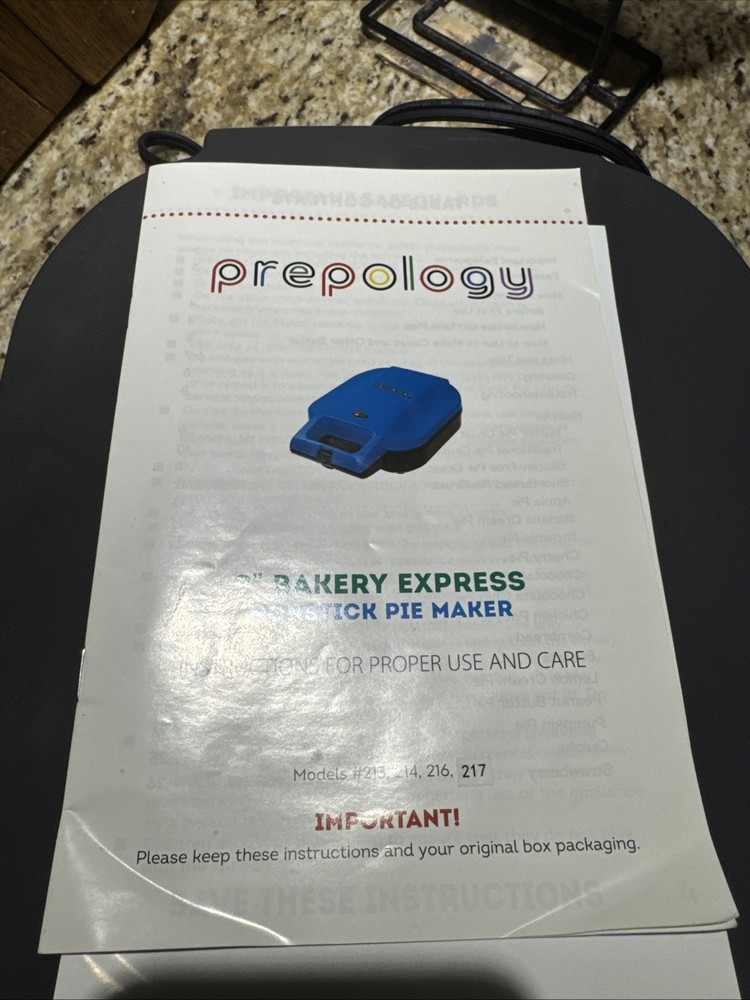 Prepology 9-inch Express Bakery Pie Maker