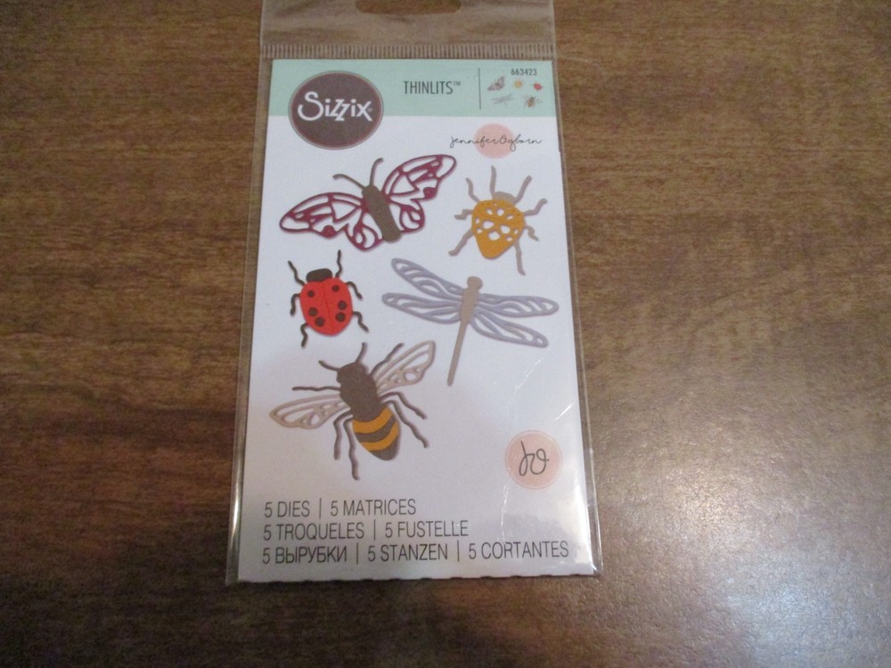 SIZZIX THINLITS INSECTS DIES